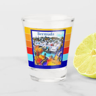 Copo De Shot Listras Pop Art Bermuda