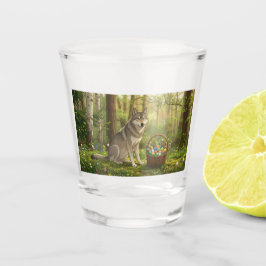 Copo De Shot Lobo da Páscoa