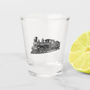 Copo De Shot locomotiva de trem gerada por ia