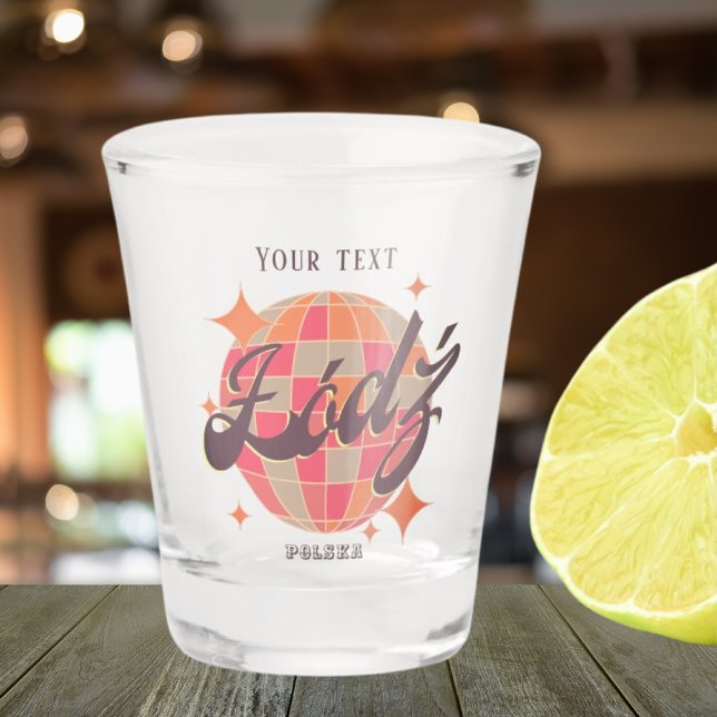 Copo De Shot Lodz Łódź Polska Polônia souvenir bebidas para pre (Criador carregado)