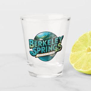 Copo De Shot Logotipo de Viagem de ilustração dos Primaveras Be
