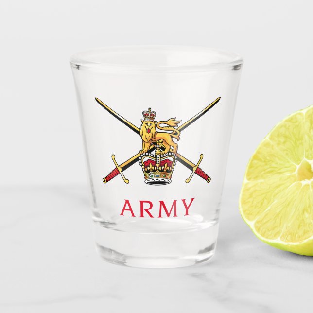 Copo De Shot Logotipo do Exército Britânico (Frente)