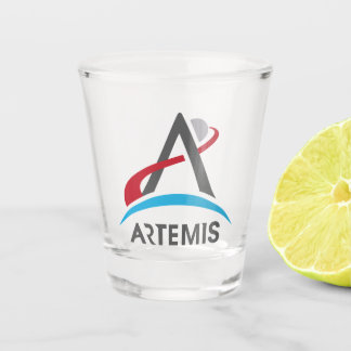 Copo De Shot Logotipo do Programa Artemis da NASA Marte 2024 As