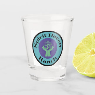 Copo De Shot Logotipo Spirit Haven Ranch New Colors Shot Glass