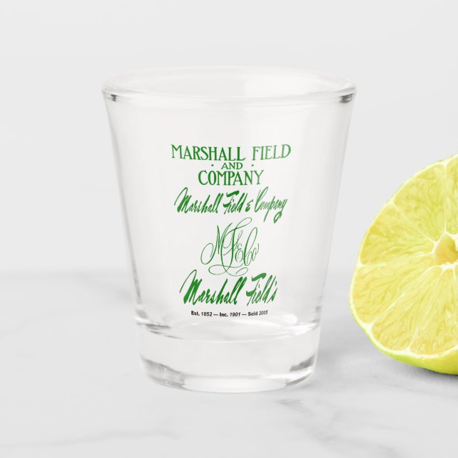 Copo De Shot Logotipos do Marshall Field (Frente)