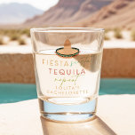 Copo De Shot LOLITA Fiesta Siesta Tequila Bachelorette Favor<br><div class="desc">Este vidro de filmagem de bachelorette apresenta tequila colorida e gráficos de fiesta e uma combinação de fontes colorida e divertida. Este copo é perfeito para a sua festa de solteira final de fiesta ou fim de semana.</div>