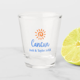 Copo De Shot Lua de Mel Personalizada em Cancun 