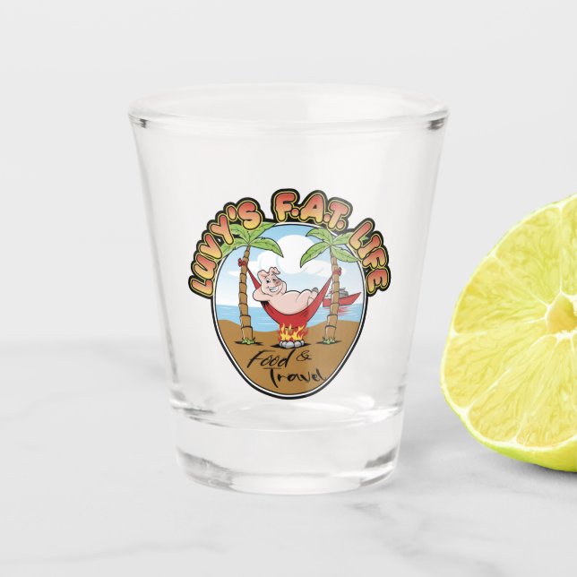 Copo De Shot Luvy's FAT Life Shot glass (Frente)