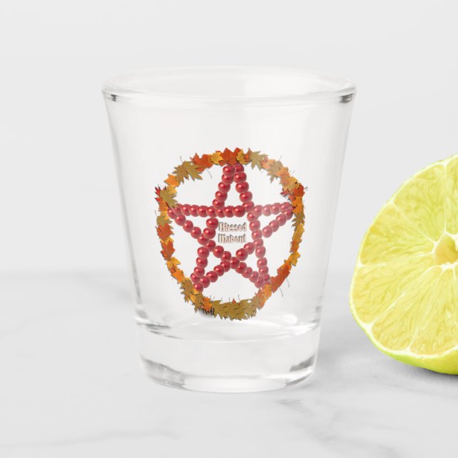 Copo De Shot Mabon Pentacle (Frente)