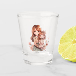 Copo De Shot Mãe Adorável e Filha Bond