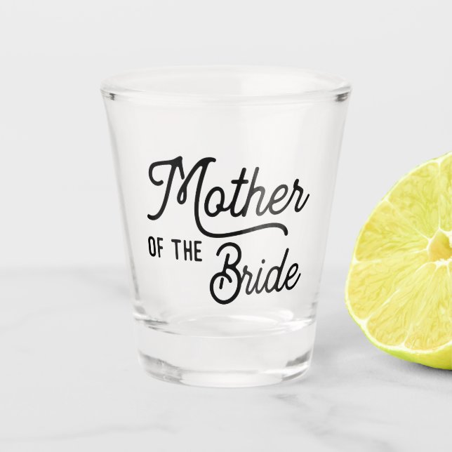 Copo De Shot Mãe do Bride Wedding Shot Glass (Frente)