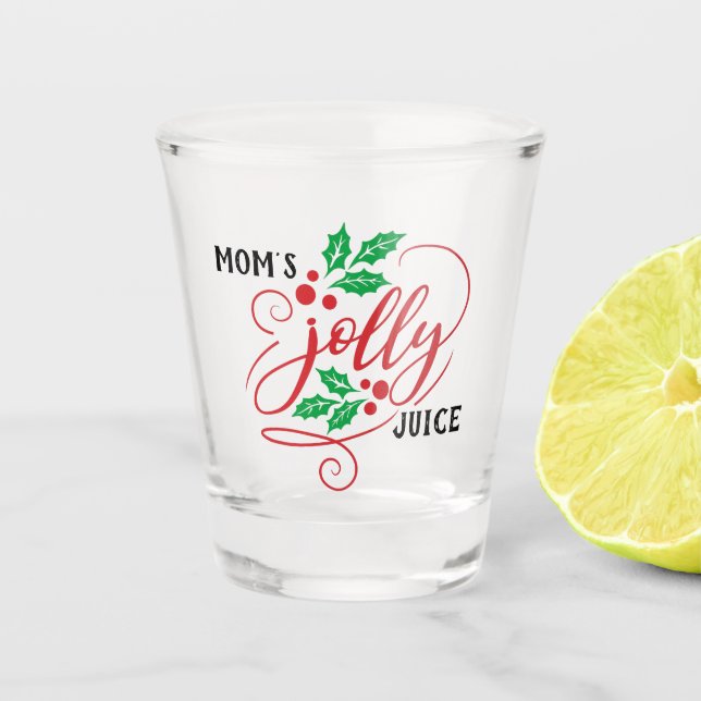 Copo De Shot Mãe Jolly Juice Christmas Chee Bebendo Humor (Frente)