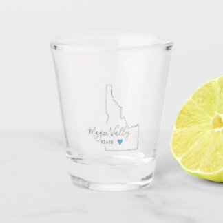 Copo De Shot Magic Valley Idaho Shot Glass