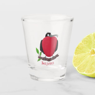 Copo De Shot Magnífico desenho animado de pássaros