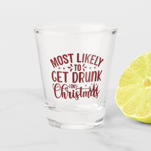 Copo De Shot Mais propenso a Bebado no Natal