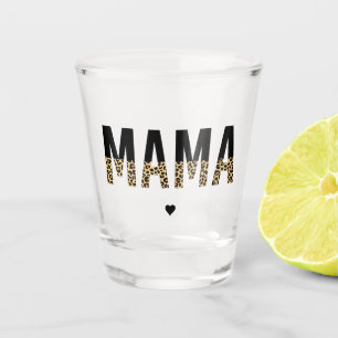 Copo De Shot Mama Cheetah impressão tipografia presentes para