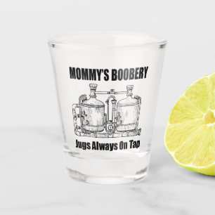 Copo De Shot Mamãe Boobery Jugs Sempre Na Toque