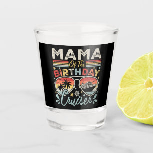 Copo De Shot Mamãe das Férias do Cruzeiro de Aniversário