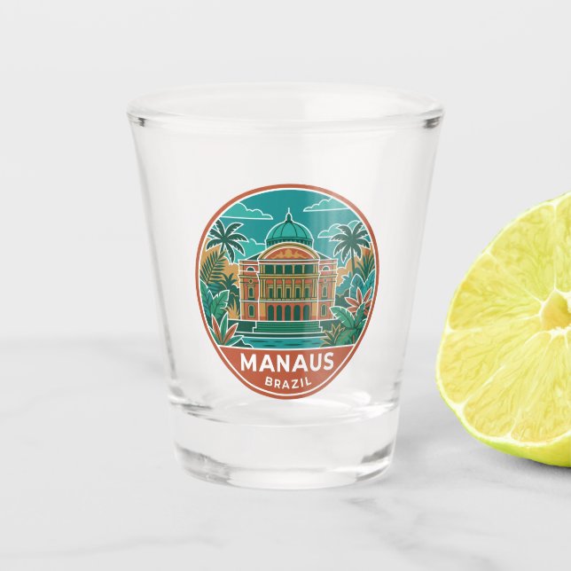 Copo De Shot Manaus Brasil (Frente)