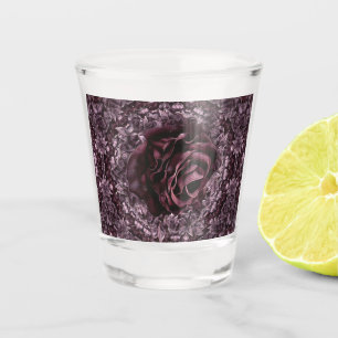 Copo De Shot Mandala de Rosa 
