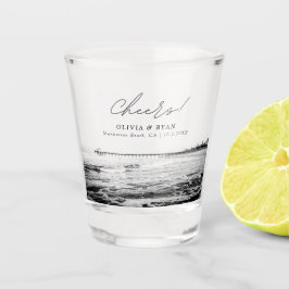 Copo De Shot Manhattan Beach Wedding Favorece Chefias Personali
