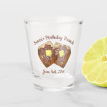 Copo De Shot Manteiga de torrada francesa e Comida de café da m<br><div class="desc">Design apresenta uma ilustração original de um delicioso brinde francês ao estilo diner challah (também conhecido por pão gelado) tocado com xarope, açúcar de pastelaria em pó e uma parte de manteiga. Uma comida de café da manhã favorita! Ideal para um café da manhã ou para uma celebração brunch. Apenas...</div>