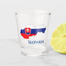 Mapa de Bandeira da Eslováquia