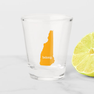 Copo De Shot Mapa de Estado de New Hampshire Belong
