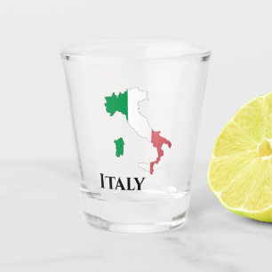 Copo De Shot Mapa de Sinalizador Italiano