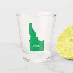 Copo De Shot Mapa do Estado de Idaho Belong