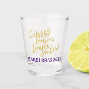 Copo De Shot Mardi Gras  Deixar Os Bons Tempos Rolar