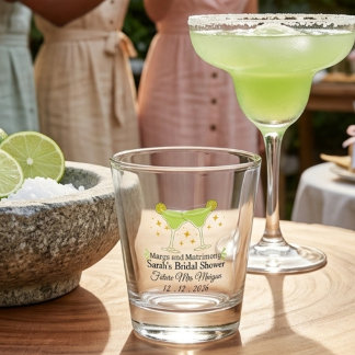 Copo De Shot Margs e Matrimônio Brinde de Chá de Noiva margarit