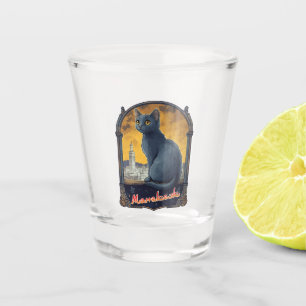 Copo De Shot Marrakech Marrocos Cat Retro