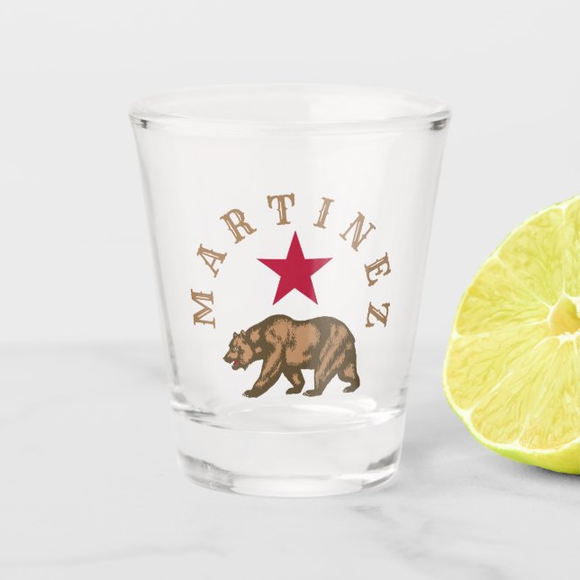 Copo De Shot Martinez, California Shot Glass (Frente)