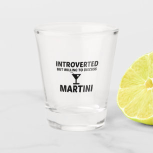 COPO DE SHOT MARTINI INTRODUZIU, MAS DISPOSTO A DISCUTIR