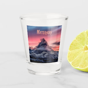 Copo De Shot Matterhorn Mountain Europe Alpes Suiça Itália
