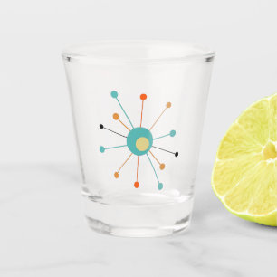 Copo De Shot Médio de Turquoise Laranja-Toranja-Torre