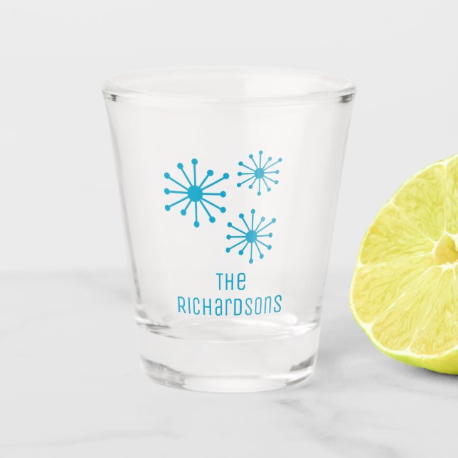 Copo De Shot Meio século Moderno da Idade Atômica Personalizada (Frente)