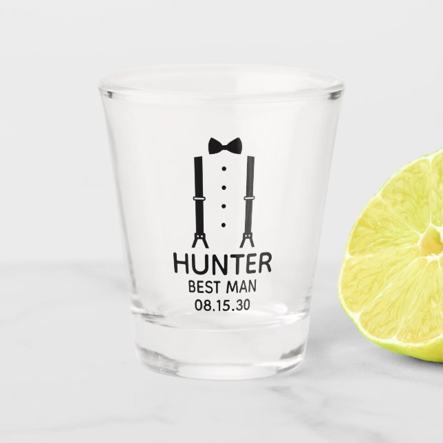 Copo De Shot Melhor Arco Negro (Frente)