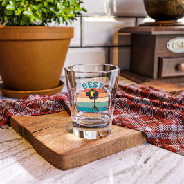 Copo De Shot Melhor Gaffer - Estilo Retro - Vidro Shot