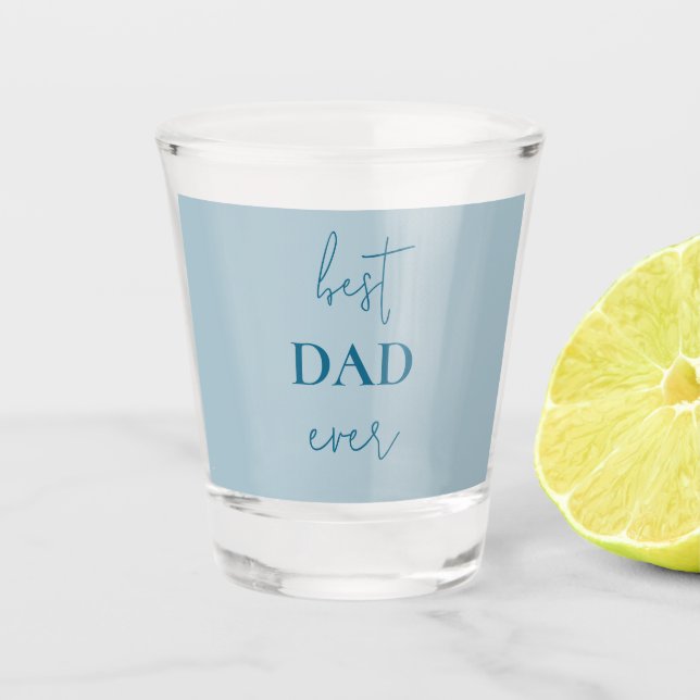 Copo De Shot Melhor Pai Alguma Vez Shot Glass | Presente de dia (Frente)