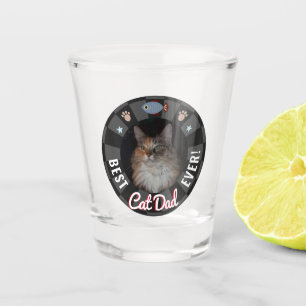 Copo De Shot Melhor Pai De Gatos