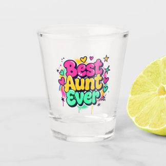 Copo De Shot Melhor Tia de Todas (Estilo 1)