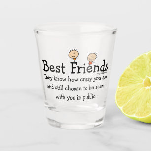 Copo De Shot Melhores amigos