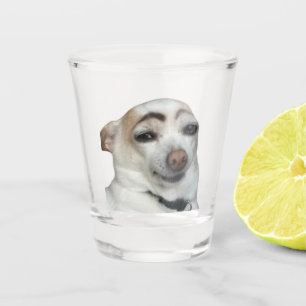 Copo De Shot Memória de Cão Cachorro de Vidro