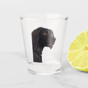 Copo De Shot Memória de Cão Confusa de Vidro Shot