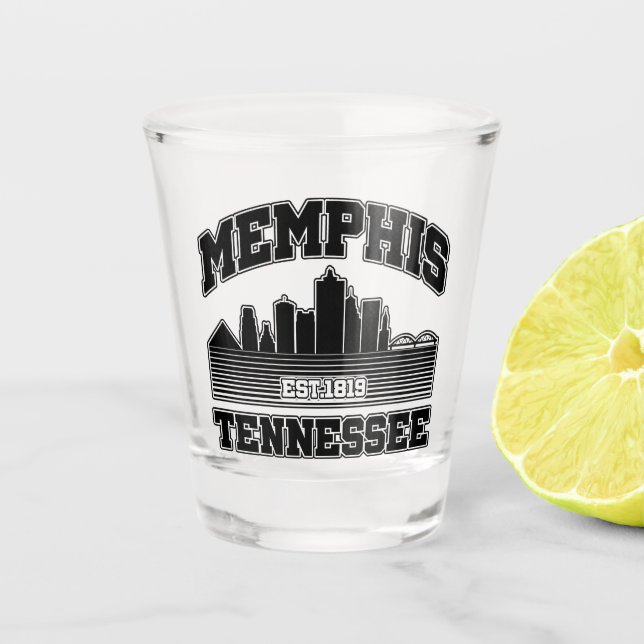 Copo De Shot Memphis, Tennessee (Frente)