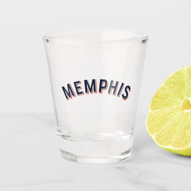 Copo De Shot Memphis, Tennessee Vintage Arch (Frente)
