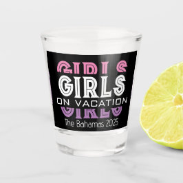 Copo De Shot Meninas em Férias Personalizadas