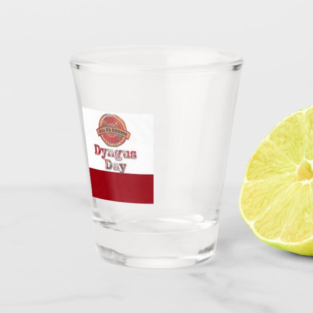 Copo De Shot Men's Dyngus Day Polka Radio (Frente)